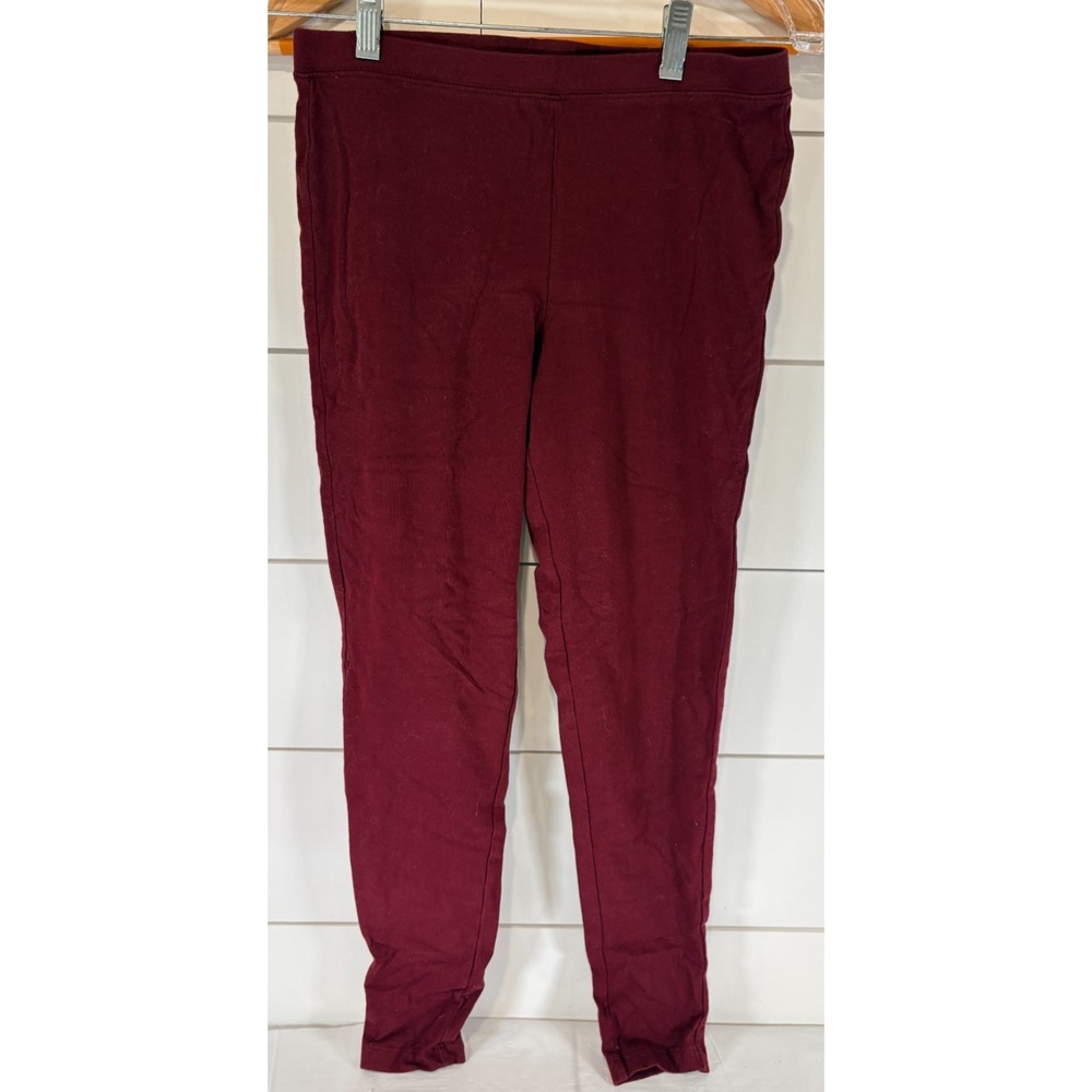 Gap‎ Women's Maroon Burgundy Yoga Stretchy Pants Size Medium M